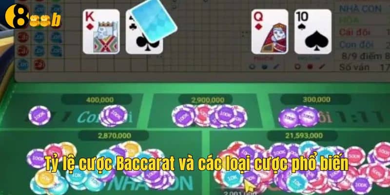 Tỷ Lệ Cược Baccarat - Cược Baccarat Trả Thưởng Cao Cùng 888b 2 Các loại tỷ lệ cược baccarat phổ biến